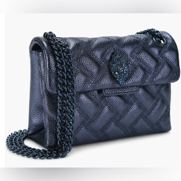 Kurt Geiger NWT Kensington Bag  – Drenched Metallic Purple - Picture 1 of 7